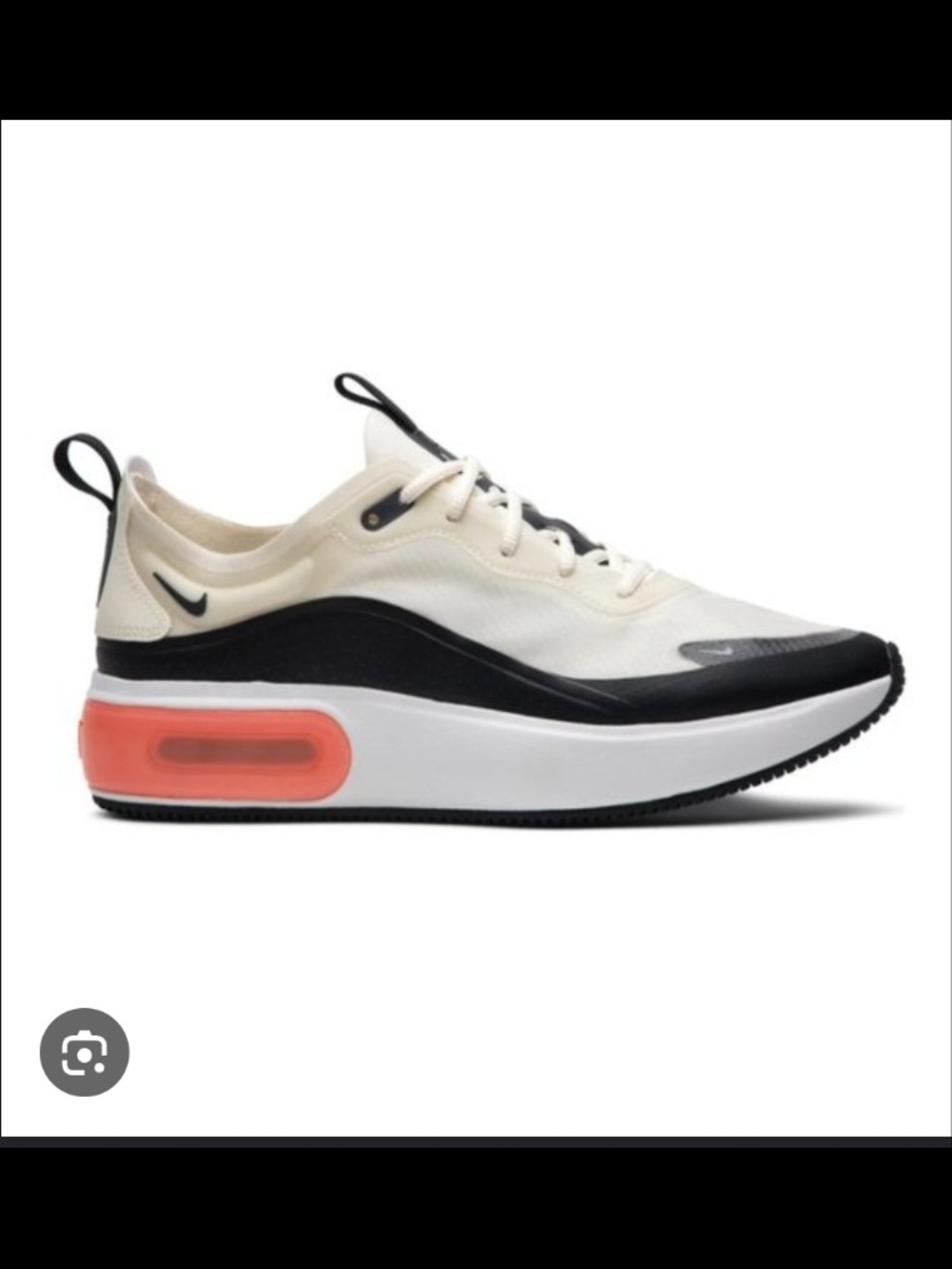 Nike Air Max Trainer in Cream, Black & Coral Pink